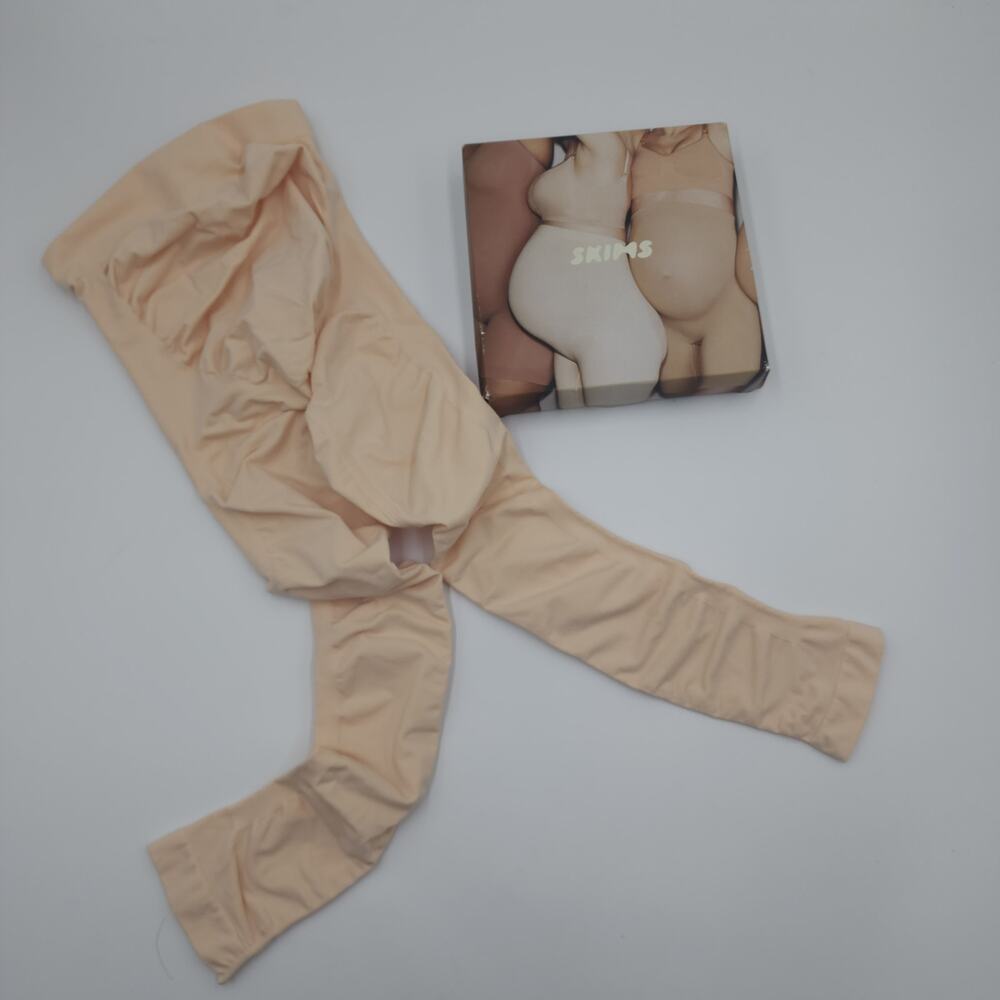 Skims Solutionwear Maternity Tights In Sand Size S/M